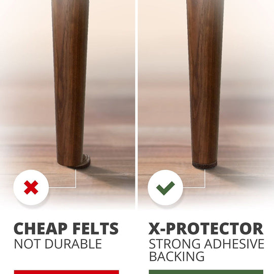 Felt Furniture Pads X-PROTECTOR 235 PCS Premium Furniture Pads - Felt Pads Furniture Feet Best Wood Floor Protectors - Protect Your Hardwood & Laminate Flooring!