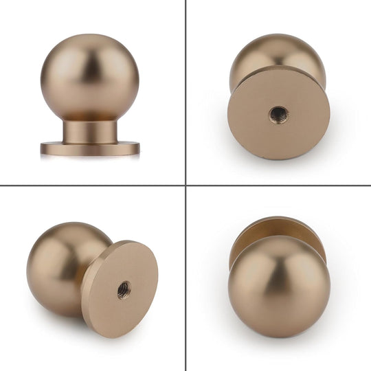goldenwarm 10 Pack Antique Bronze Cabinet Knobs Antique Brass Knobs for Dresser Drawers Gold Kitchen Cabinet Knobs Vintage Dresser Handles and Knobs Zinc Alloy Single Hole Kitchen Cabinet Hardware