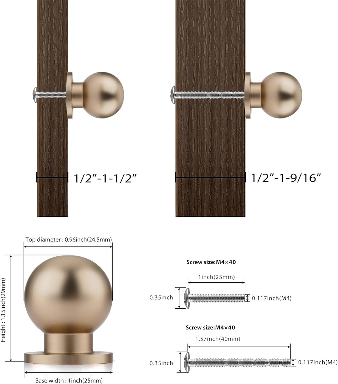 goldenwarm 10 Pack Antique Bronze Cabinet Knobs Antique Brass Knobs for Dresser Drawers Gold Kitchen Cabinet Knobs Vintage Dresser Handles and Knobs Zinc Alloy Single Hole Kitchen Cabinet Hardware