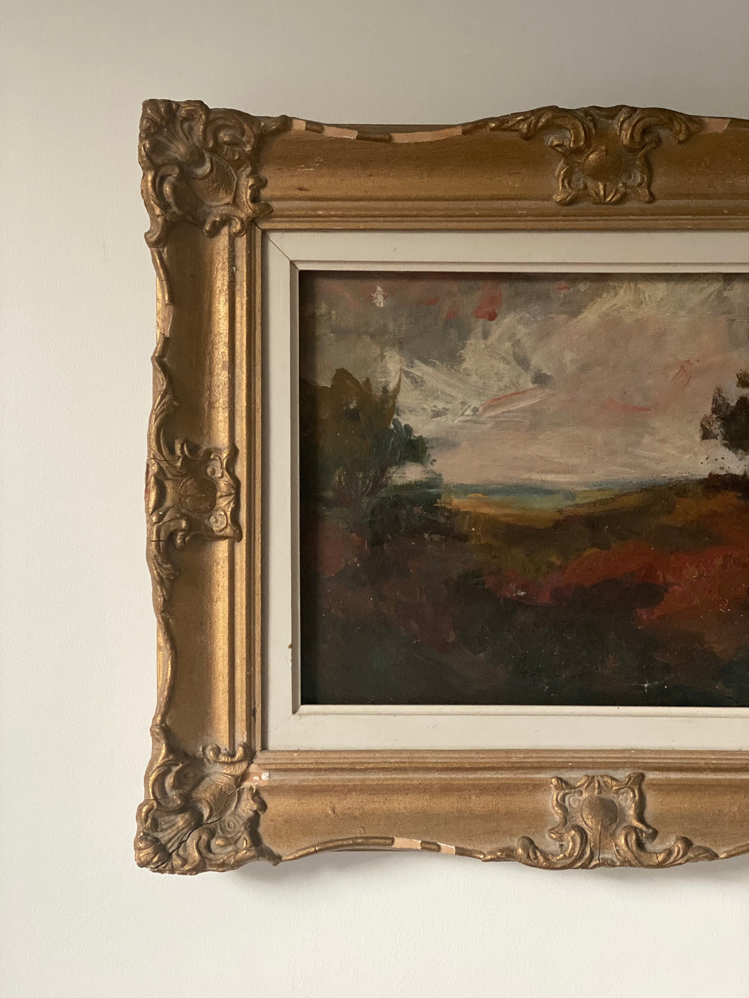 le paysage maussade