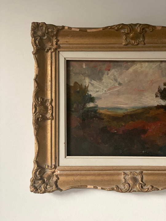 le paysage maussade