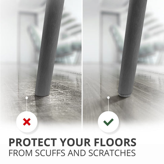 Felt Furniture Pads X-PROTECTOR 235 PCS Premium Furniture Pads - Felt Pads Furniture Feet Best Wood Floor Protectors - Protect Your Hardwood & Laminate Flooring!