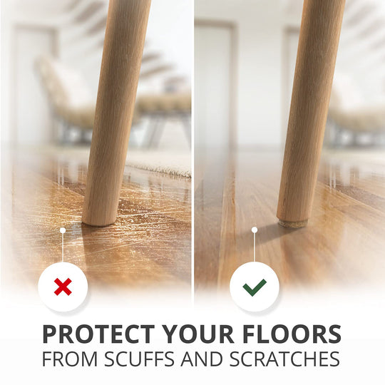 Felt Furniture Pads X-PROTECTOR 235 PCS Premium Furniture Pads - Felt Pads Furniture Feet Best Wood Floor Protectors - Protect Your Hardwood & Laminate Flooring!