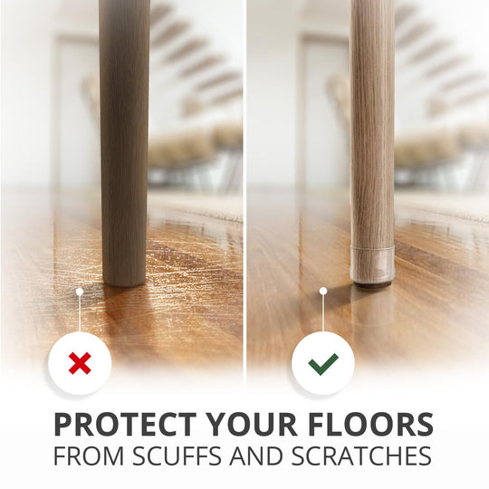 Felt Furniture Pads X-PROTECTOR 235 PCS Premium Furniture Pads - Felt Pads Furniture Feet Best Wood Floor Protectors - Protect Your Hardwood & Laminate Flooring!