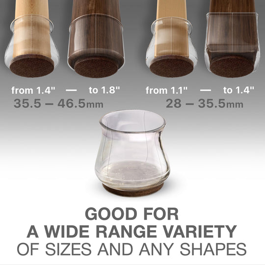Felt Furniture Pads X-PROTECTOR 235 PCS Premium Furniture Pads - Felt Pads Furniture Feet Best Wood Floor Protectors - Protect Your Hardwood & Laminate Flooring!