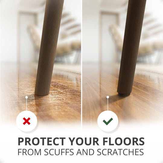 Felt Furniture Pads X-PROTECTOR 235 PCS Premium Furniture Pads - Felt Pads Furniture Feet Best Wood Floor Protectors - Protect Your Hardwood & Laminate Flooring!