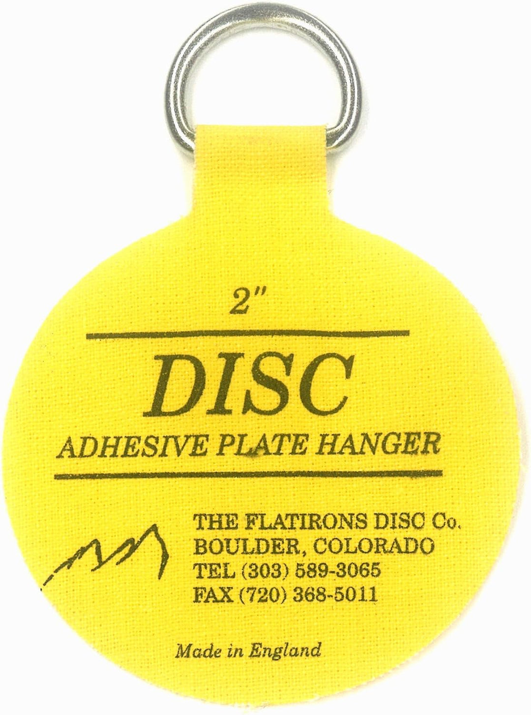 Flatirons Disc Adhesive Plate Hanger Set (6 - 2 Inch Hangers)