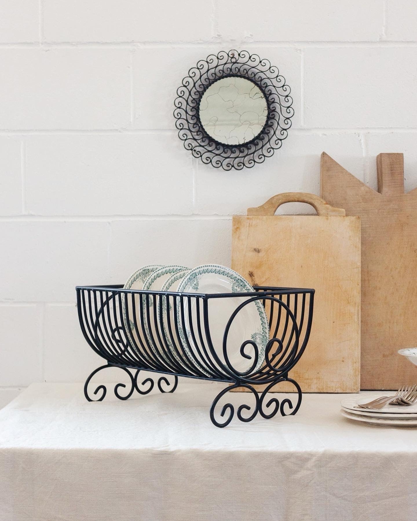 vintage French dish drying rack – Joliette