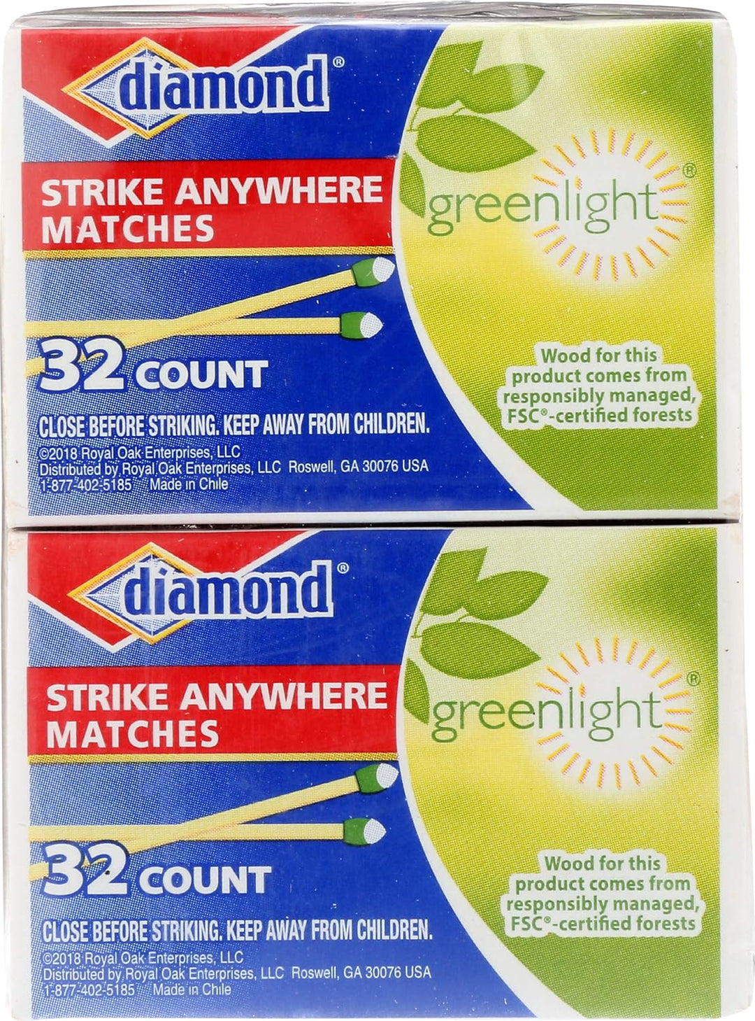 Diamond Strike Anywhere Matches 32ct 10 Pk (320 Matches) (3 Pack)