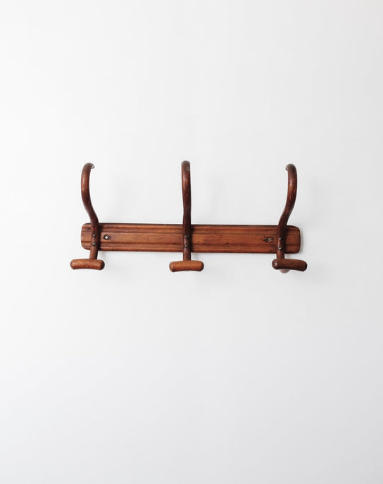 antique J&J Kohn bentwood coat rack