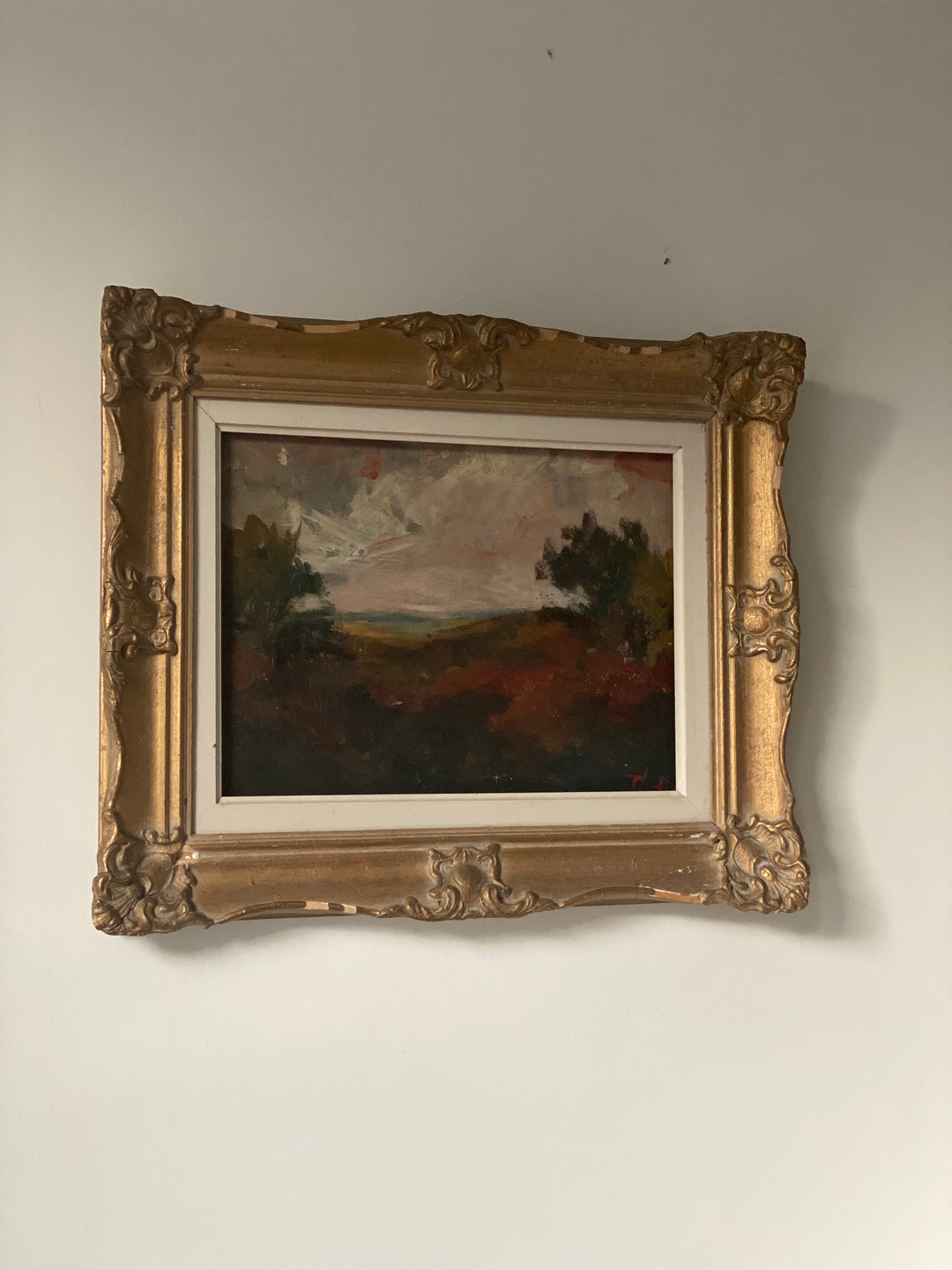 le paysage maussade