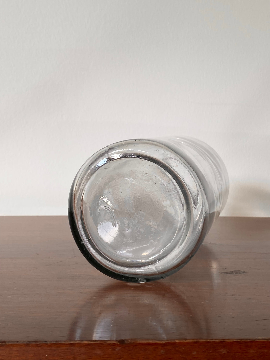 1920s French glass apothecary jar