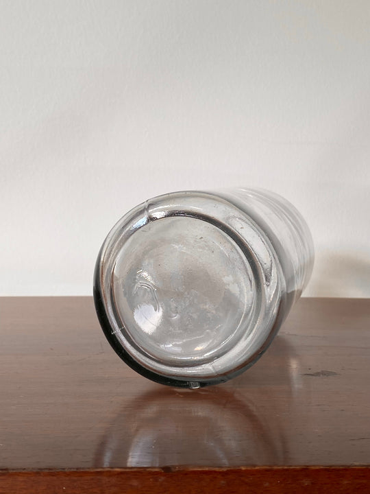 1920s French glass apothecary jar