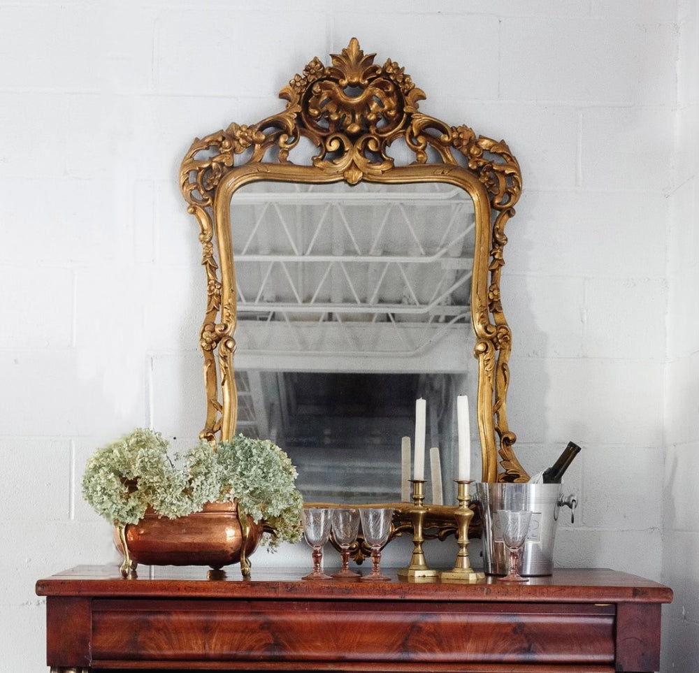 Turn of the century Louis XV Provençal mirror