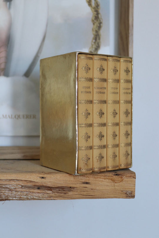 set of 4 miniature poetry books circa 1960s