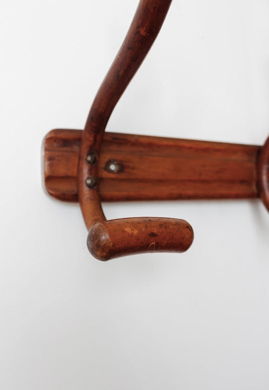 antique J&J Kohn bentwood coat rack