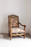 pair of 19th century French os de mouton tapestry chairs