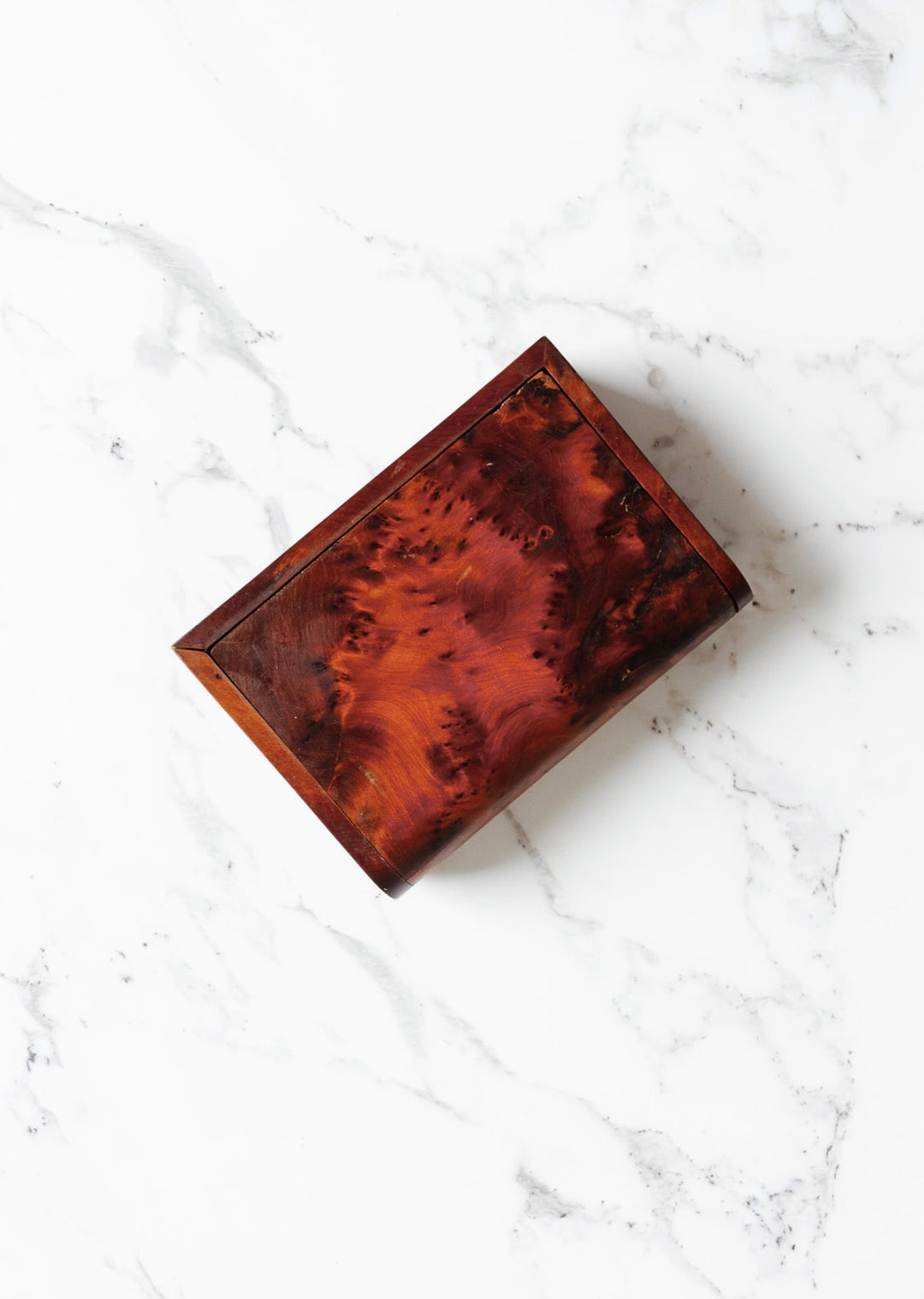 rare 1930s French burl elm wood desk set