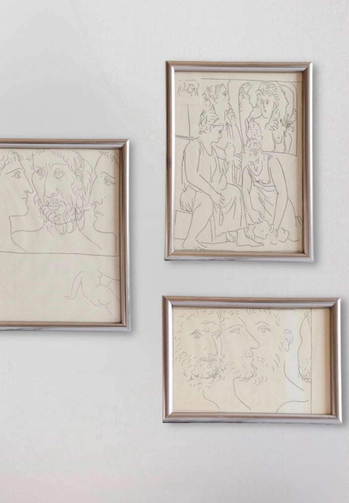 1950s framed etchings, “The Metamorphoses of Ovid” by Picasso