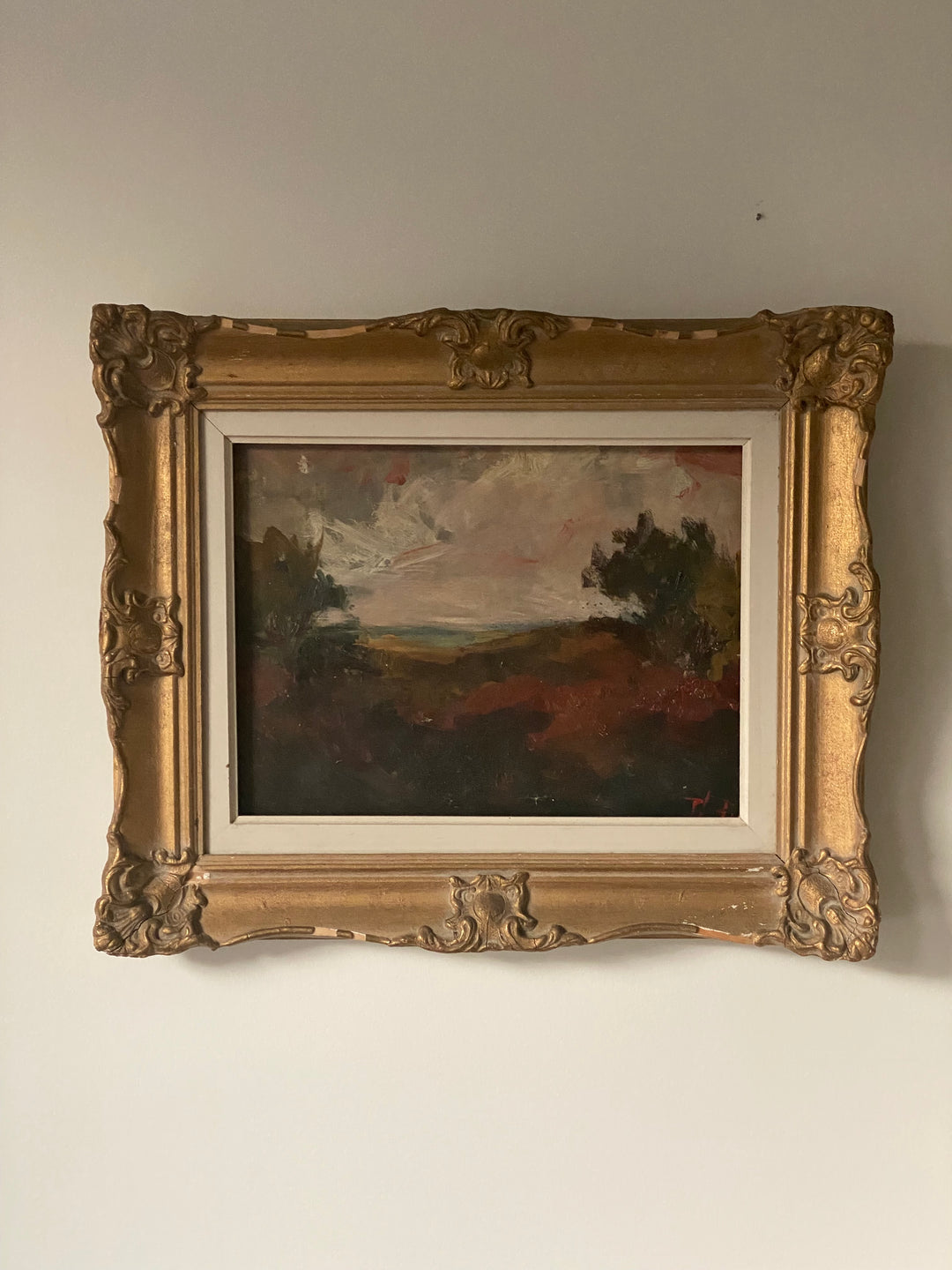 le paysage maussade
