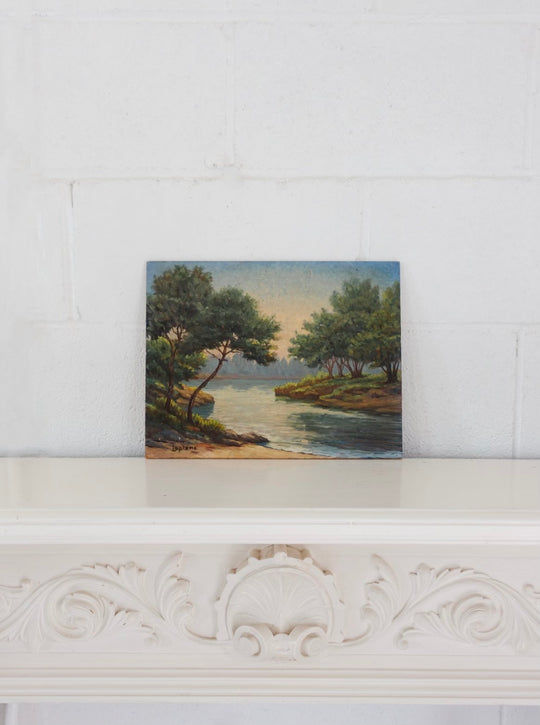 les arbres et la rivière