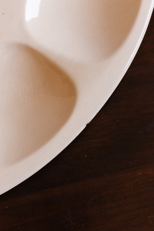 1920s digoin sarreguemines large pink oyster platter