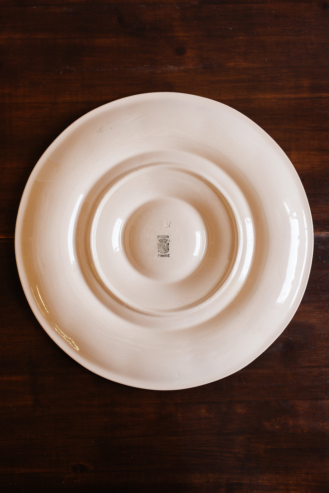 1920s digoin sarreguemines large pink oyster platter