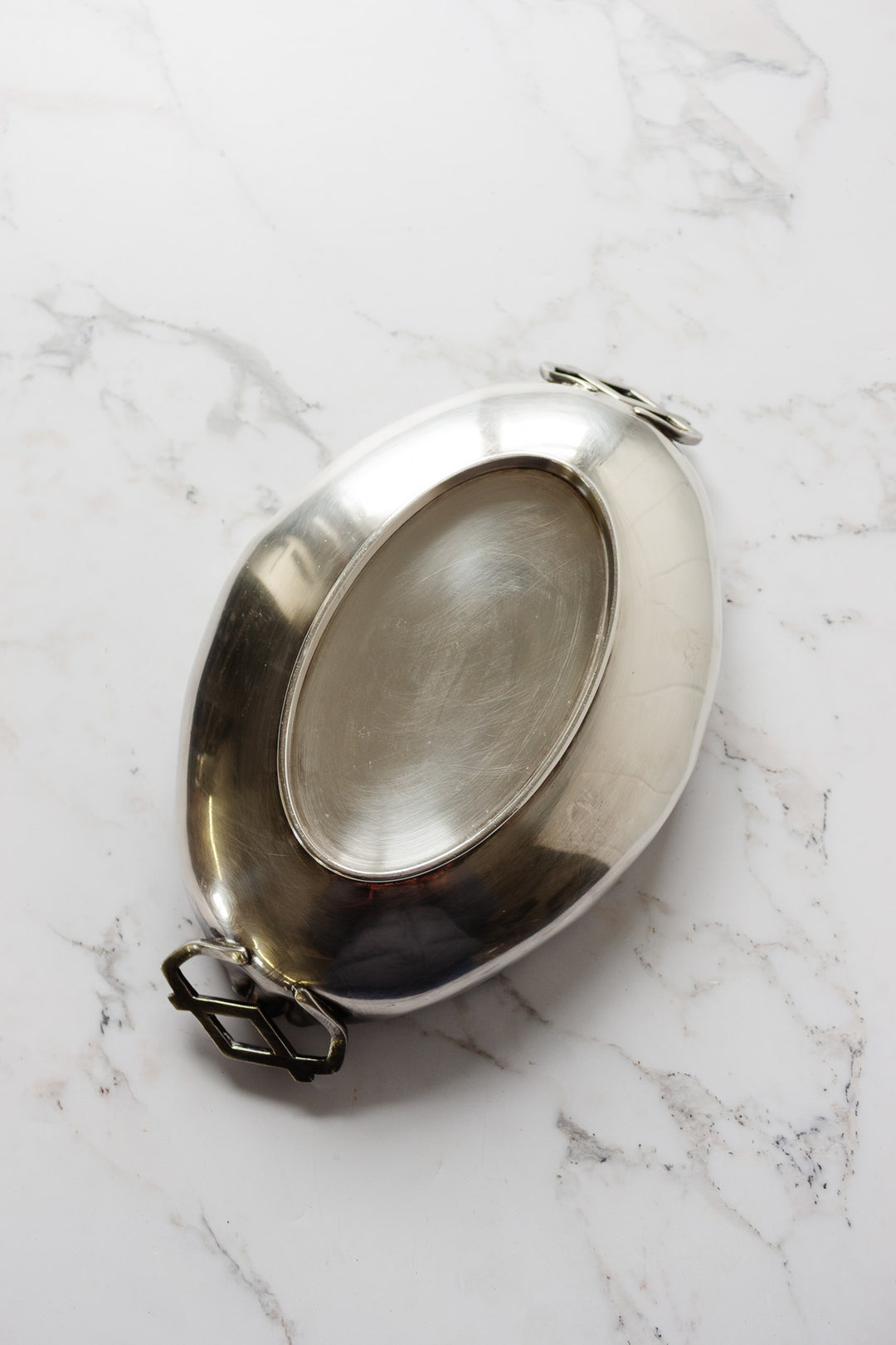 art deco french silver serving dish