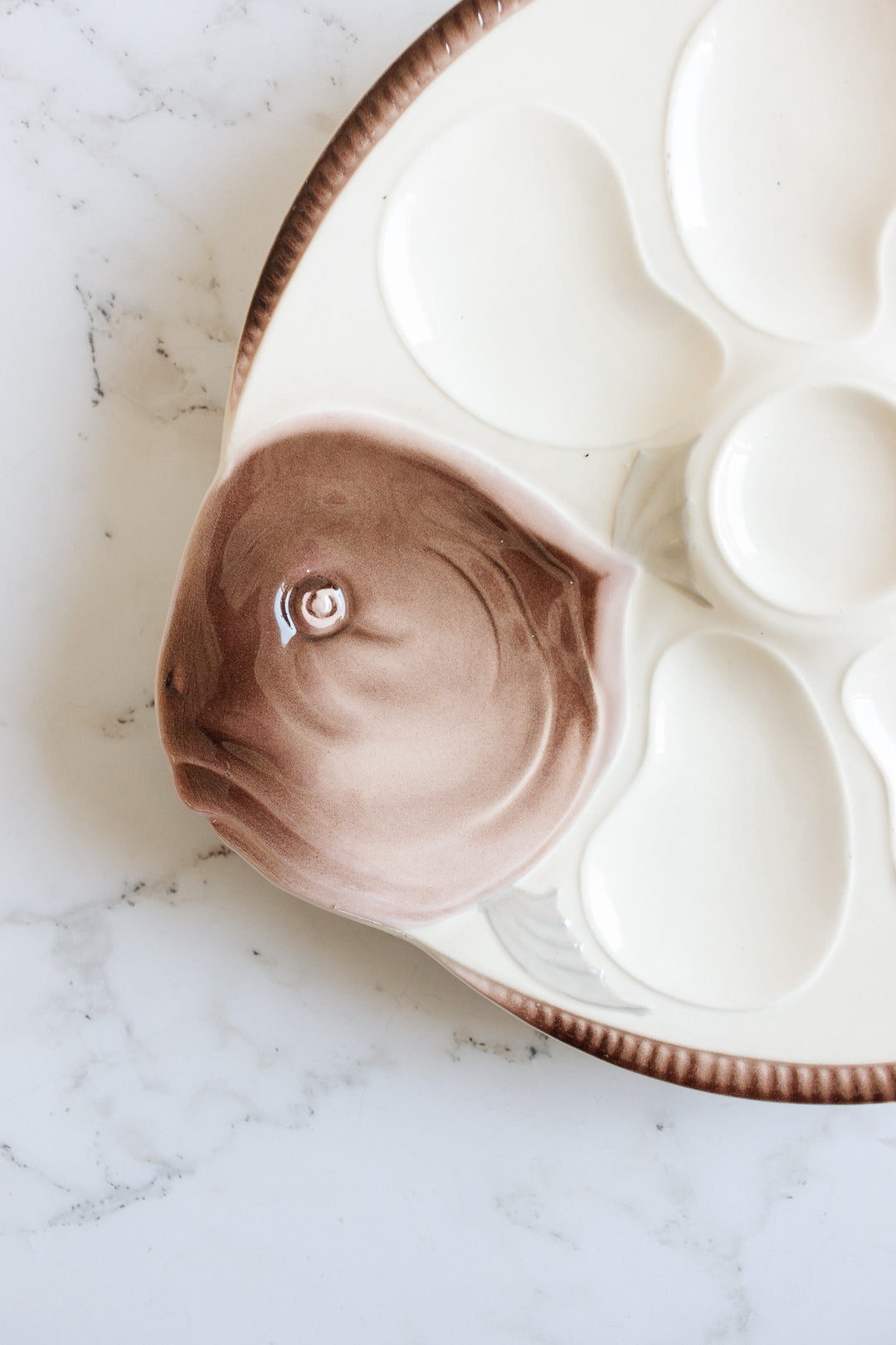 1930s french longwy oyster plates