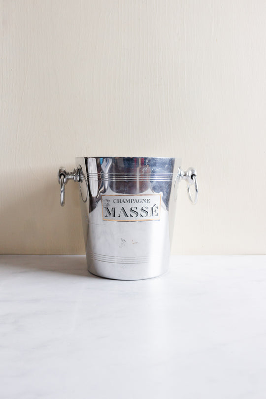 vintage French stainless champagne buckets