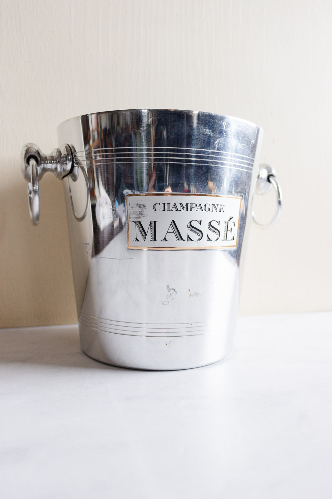 vintage French stainless champagne buckets