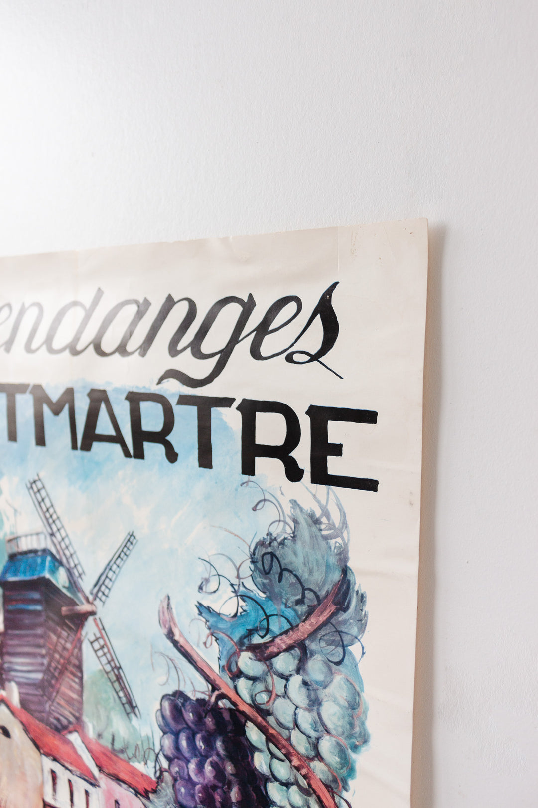 “Fête des Vendanges Montmartre 1975” original promotional poster