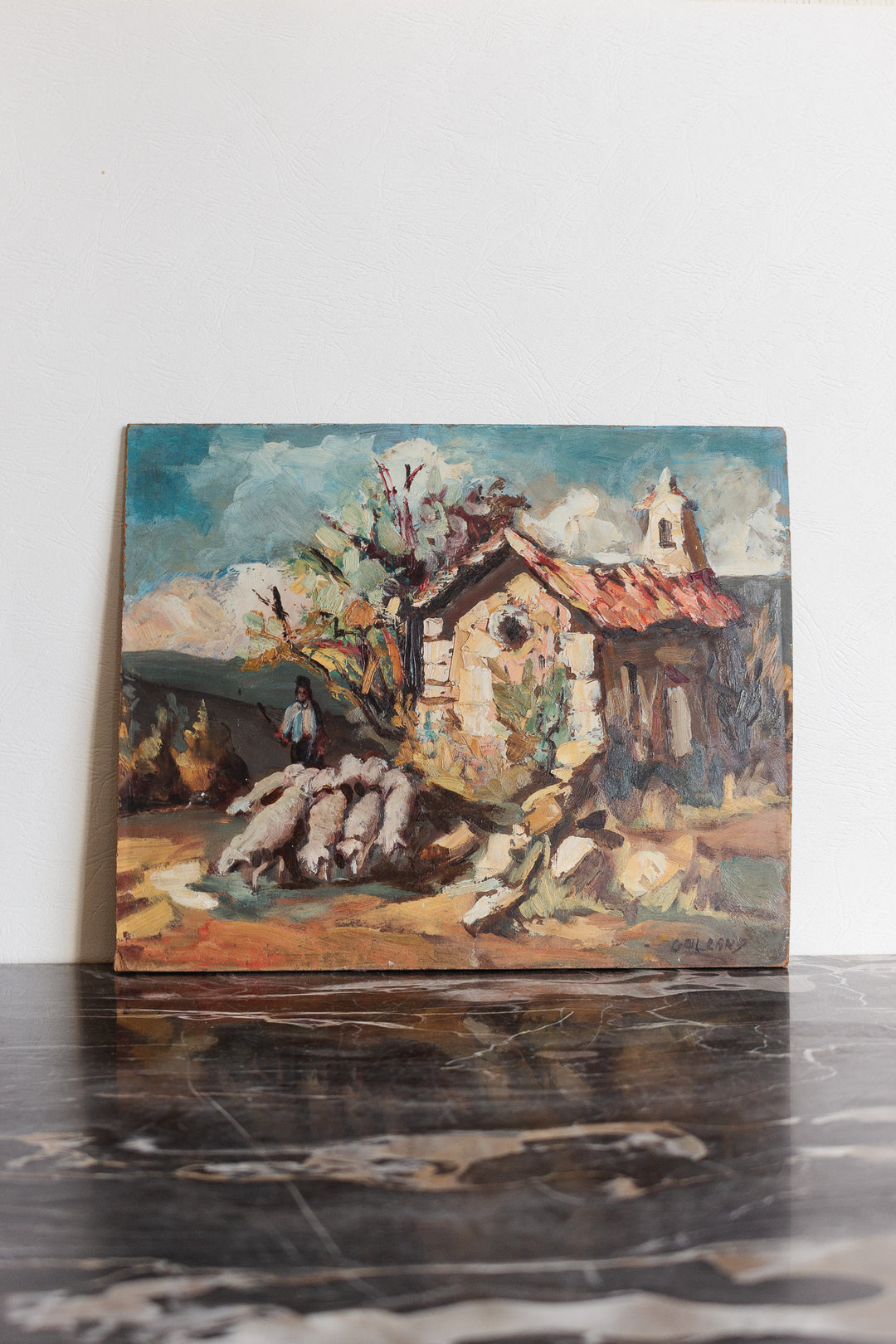 les moutons by listed artist Albert Galland