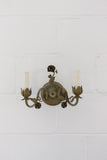 pair of 1960s Italian painted tole sconces