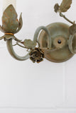 pair of 1960s Italian painted tole sconces