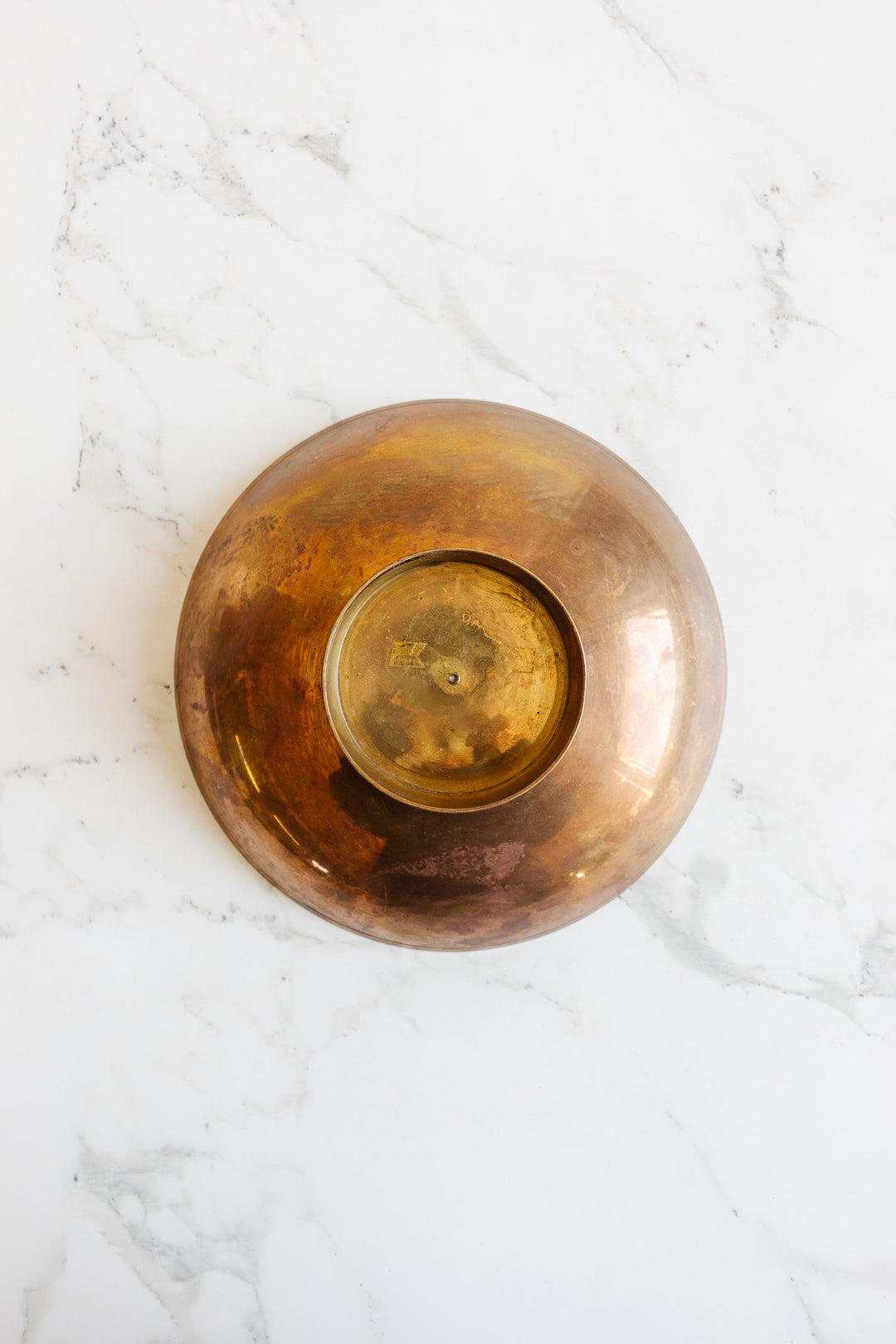 vintage french brass cloisonné bowl