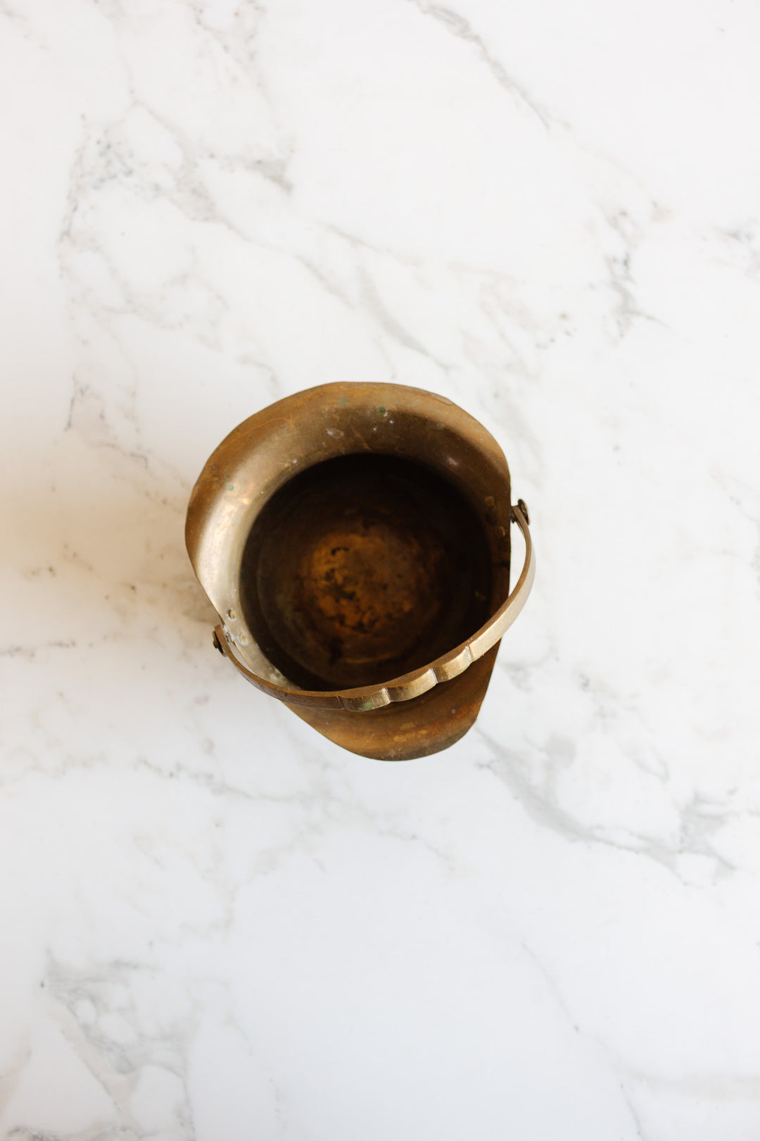 vintage french brass petit coal scuttle