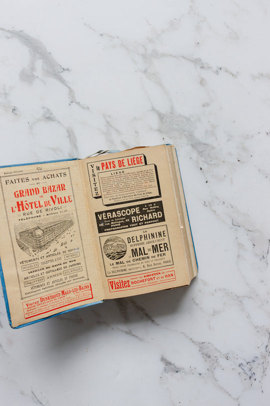 turn of the century french "guide conty" travel book