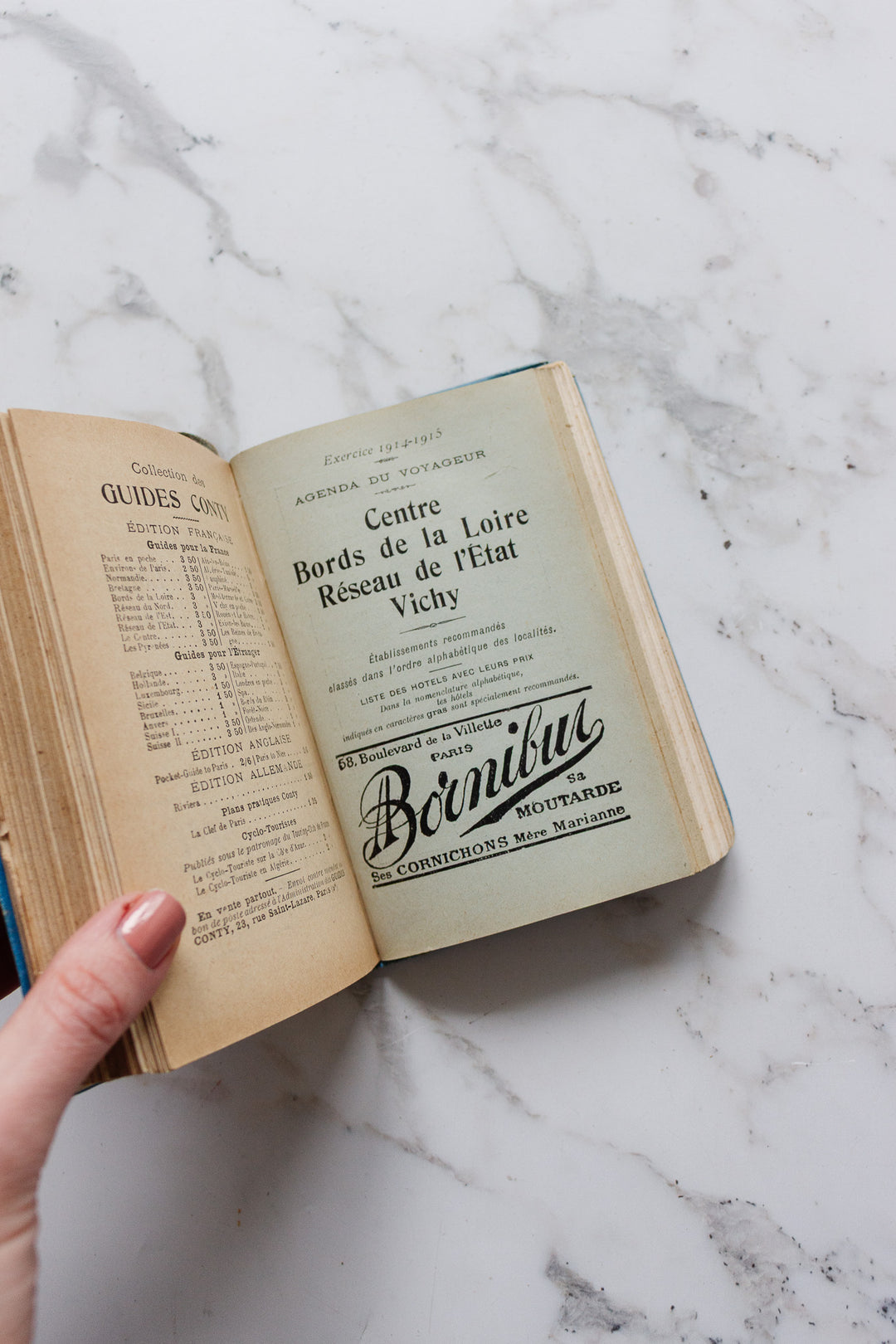 turn of the century french "guide conty" travel book