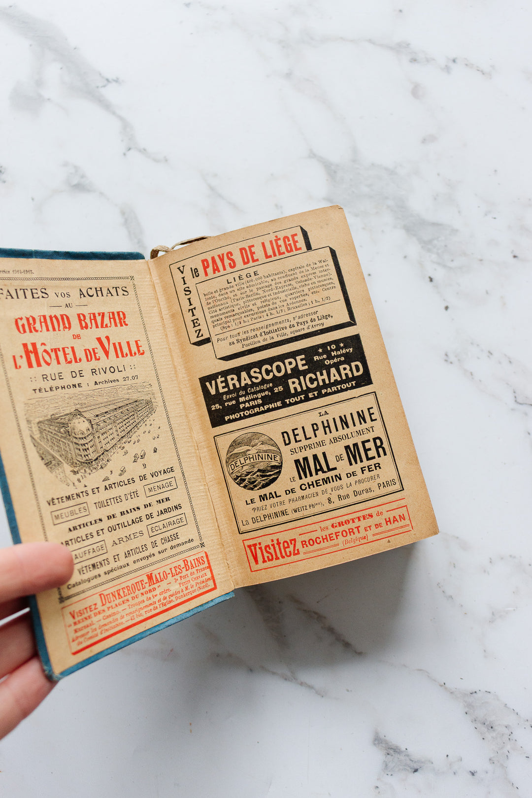 turn of the century french "guide conty" travel book