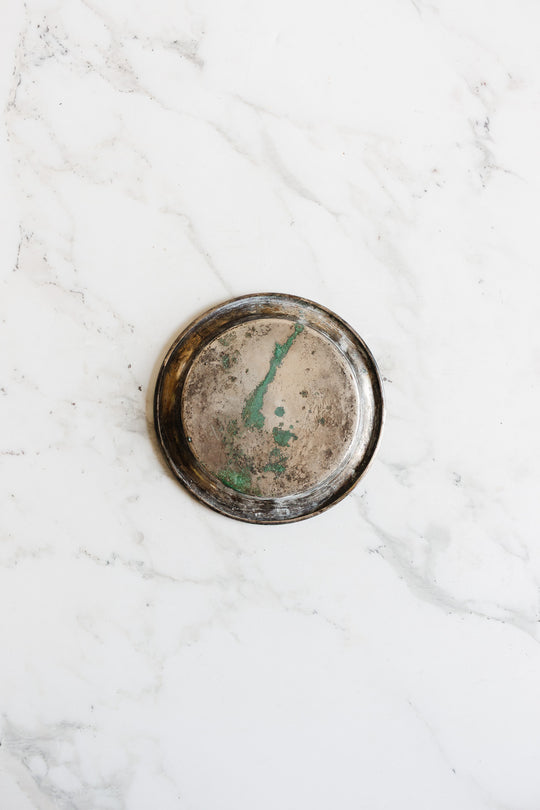 vintage french silverplate "sous bouteille"