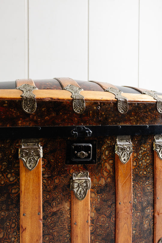 1890s victorian steamer trunk