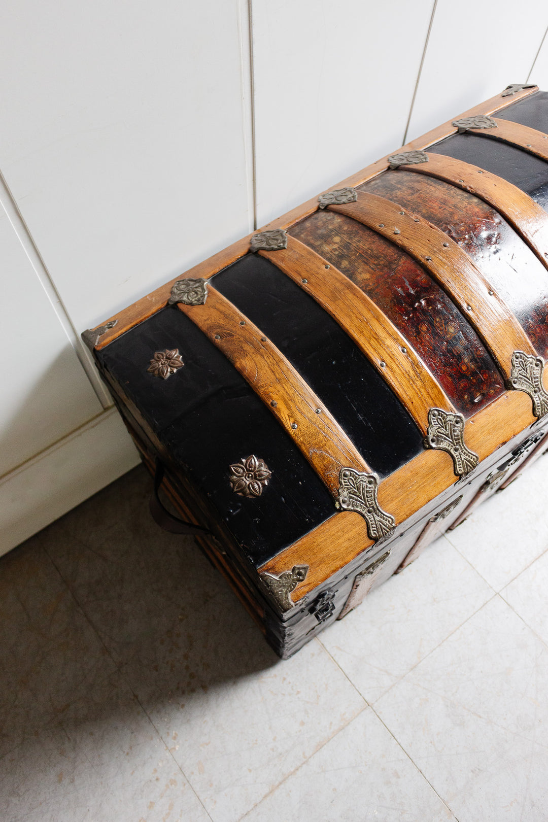 1890s victorian steamer trunk