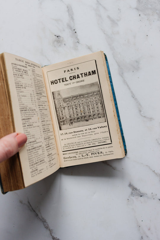 turn of the century french "guide conty" travel book