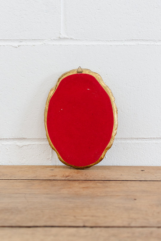 vintage florentine gilt frame, “vase of flowers”