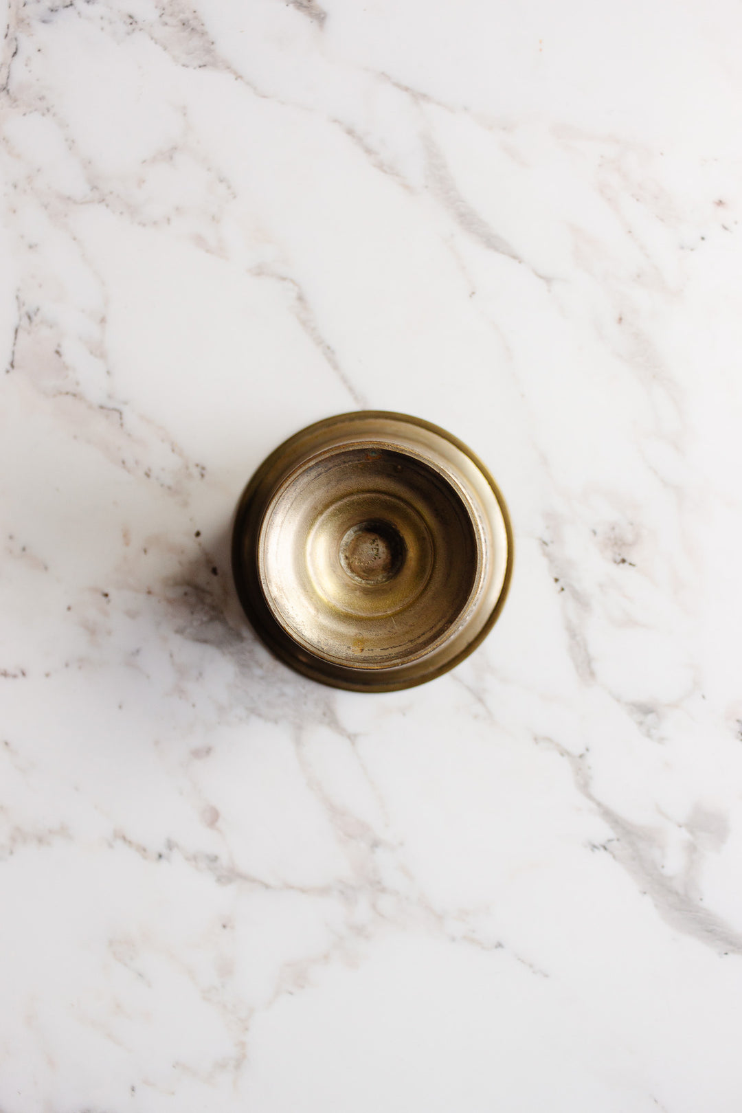 vintage English brass urn