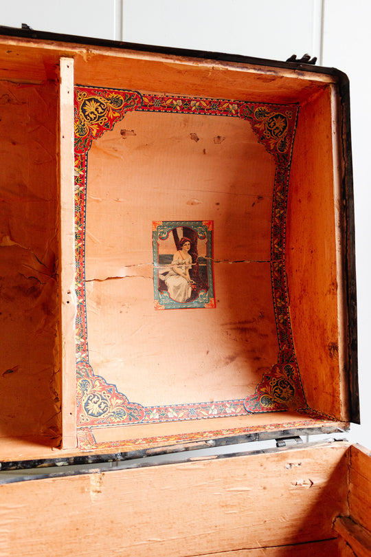 1890s victorian steamer trunk