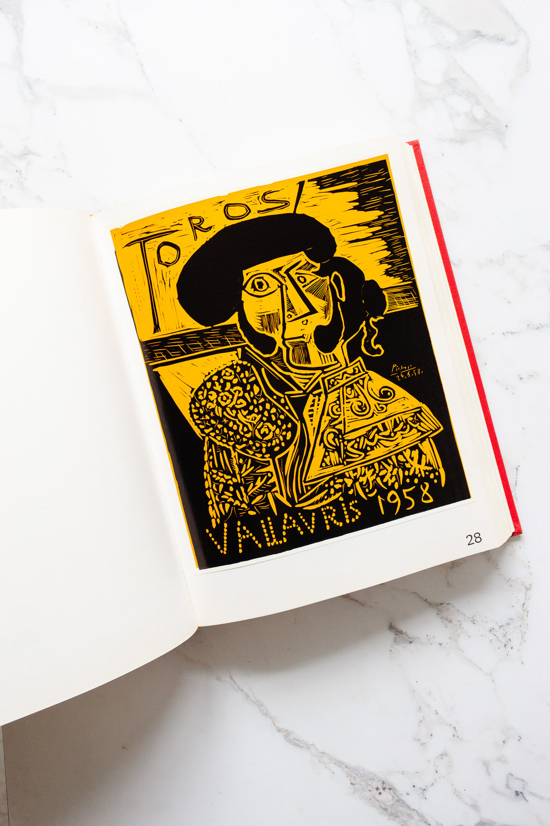 "picasso' posters" rare vintage coffee table book