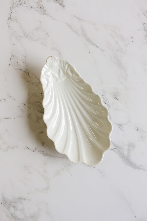 antique french porcelain coquillage ravier