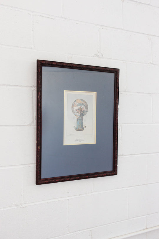 vintage french "l'aéro-mongolfière" print